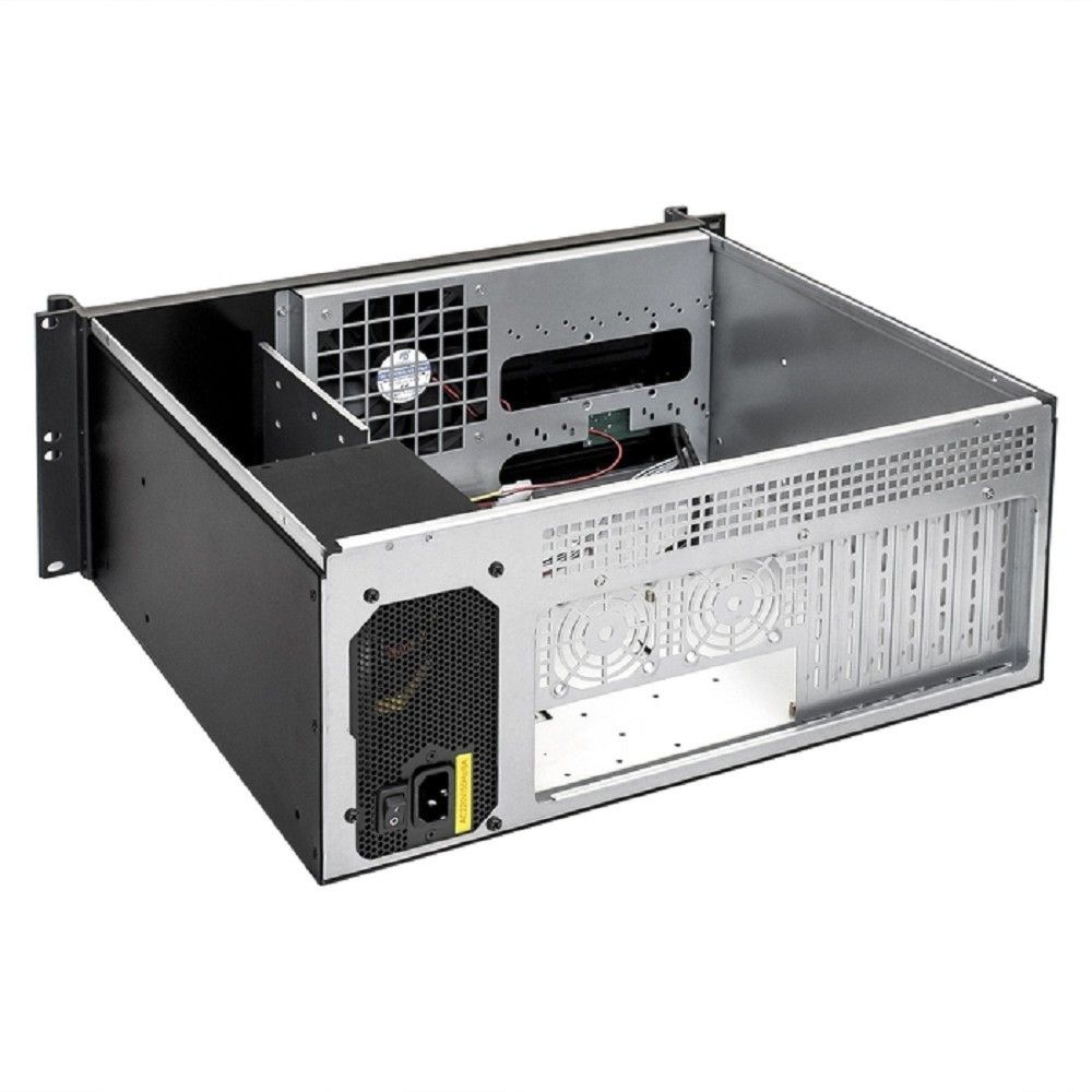 Exegate EX300045RUS Серверный корпус ExeGate Pro 4U390-05 <RM 19", высота 4U, глубина 390, БП 1000PAS, USB>