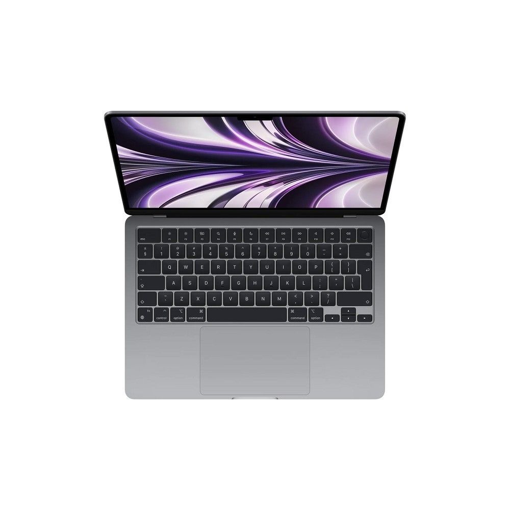Apple MacBook Air 13-inch Mid 2022 [MC7U4B/A] (КЛАВ.РУС.ГРАВ.) Space Gray 13.6" Liquid Retina {(2560x1600) M2 8C CPU 8C GPU/16GB/256GB SSD/рекоменд.переходник 11007065}