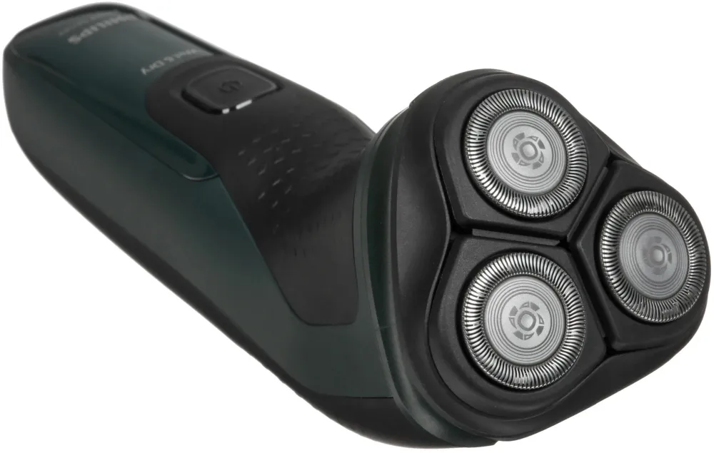 Бритва роторная Philips X3002/00 реж.эл.:3 питан.:аккум. зеленый/черный