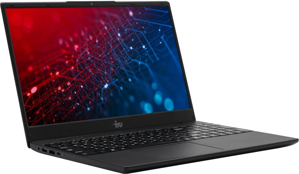 Ноутбук IRU Tactio 15ALG Core i5 1235U 16Gb SSD512Gb Intel Iris Xe graphics 15.6" IPS FHD (1920x1080) Windows 11 Pro 64 black WiFi BT Cam 4500mAh (2019269)
