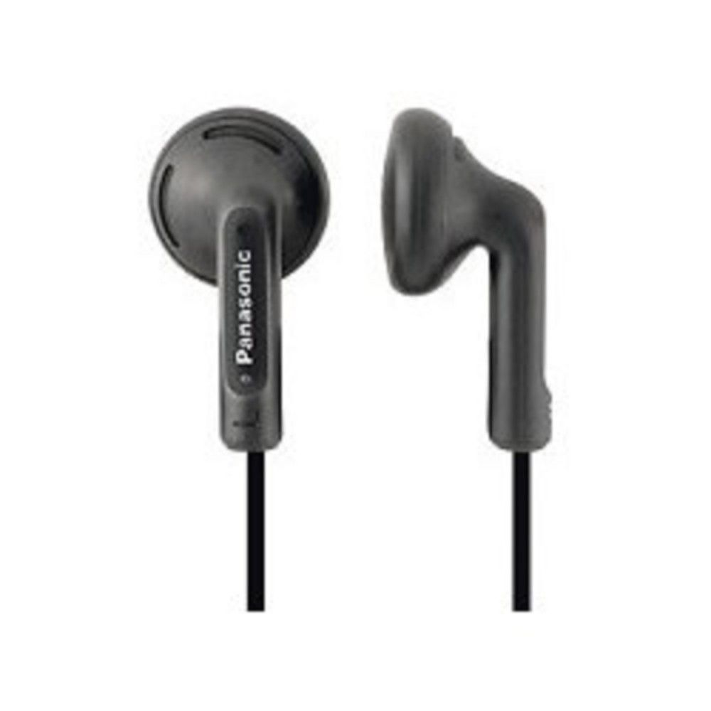 Наушники вкладыши Panasonic RP-HV094GU-K 1.2м черный проводные в ушной раковине