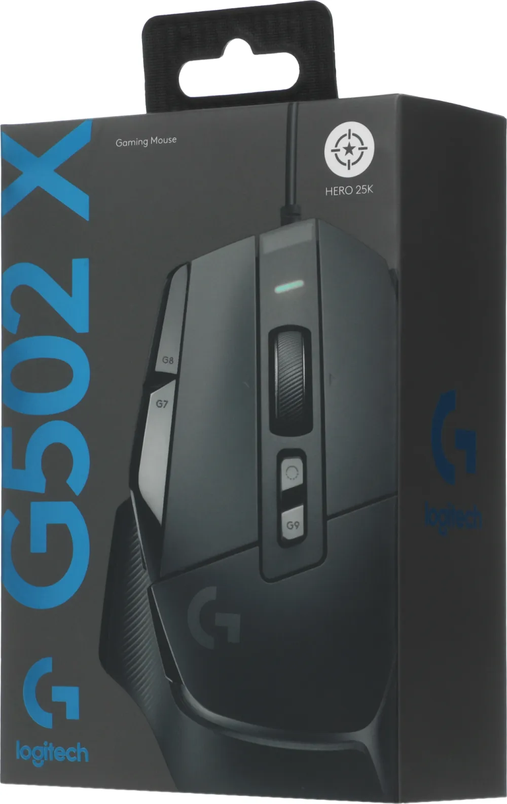 Мышь Logitech G502 X черный оптическая 25600dpi USB (910-006140)