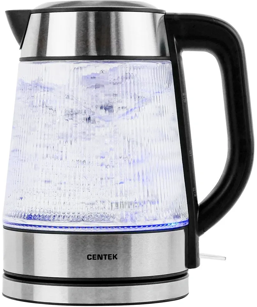 Чайник электрический Centek CT-0013 1.8л. 2200Вт серебристый корпус: стекло/пластик