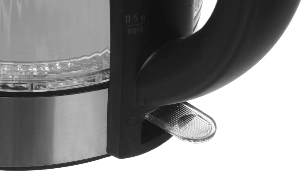 Чайник электрический Centek CT-0013 1.8л. 2200Вт серебристый корпус: стекло/пластик