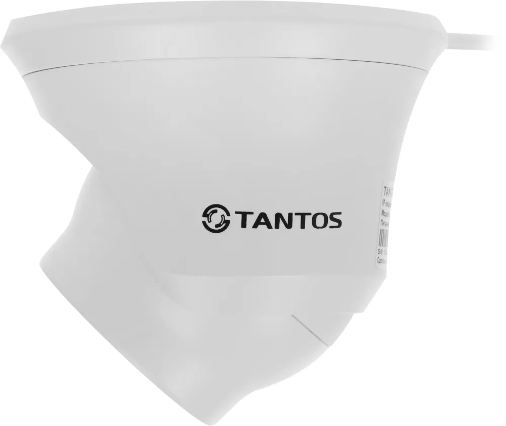 Камера видеонаблюдения IP Tantos TSi-Beco25F 3.6-3.6мм цв. корп.:белый/черный (00-00122953)