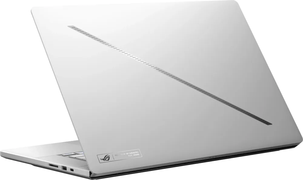 Ноутбук Asus ROG Zephyrus G16 GA605WI-QR111 Ryzen AI 9 HX 370 32Gb SSD1Tb NVIDIA GeForce RTX4070 8Gb 16" OLED 2.5K (2560x1600) без ОС white WiFi BT Cam Bag (90NR0J92-M00760)
