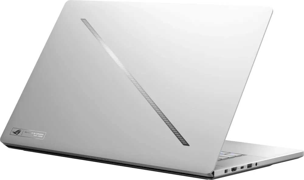 Ноутбук Asus ROG Zephyrus G16 GA605WI-QR111 Ryzen AI 9 HX 370 32Gb SSD1Tb NVIDIA GeForce RTX4070 8Gb 16" OLED 2.5K (2560x1600) без ОС white WiFi BT Cam Bag (90NR0J92-M00760)