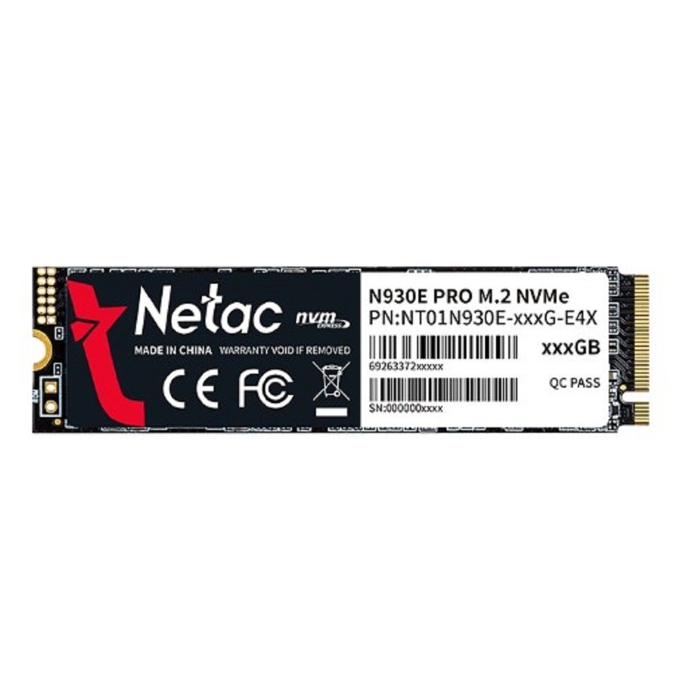Накопитель SSD Netac PCIe 3.0 x4 256GB NT01N930E-256G-E4X N930E Pro M.2 2280