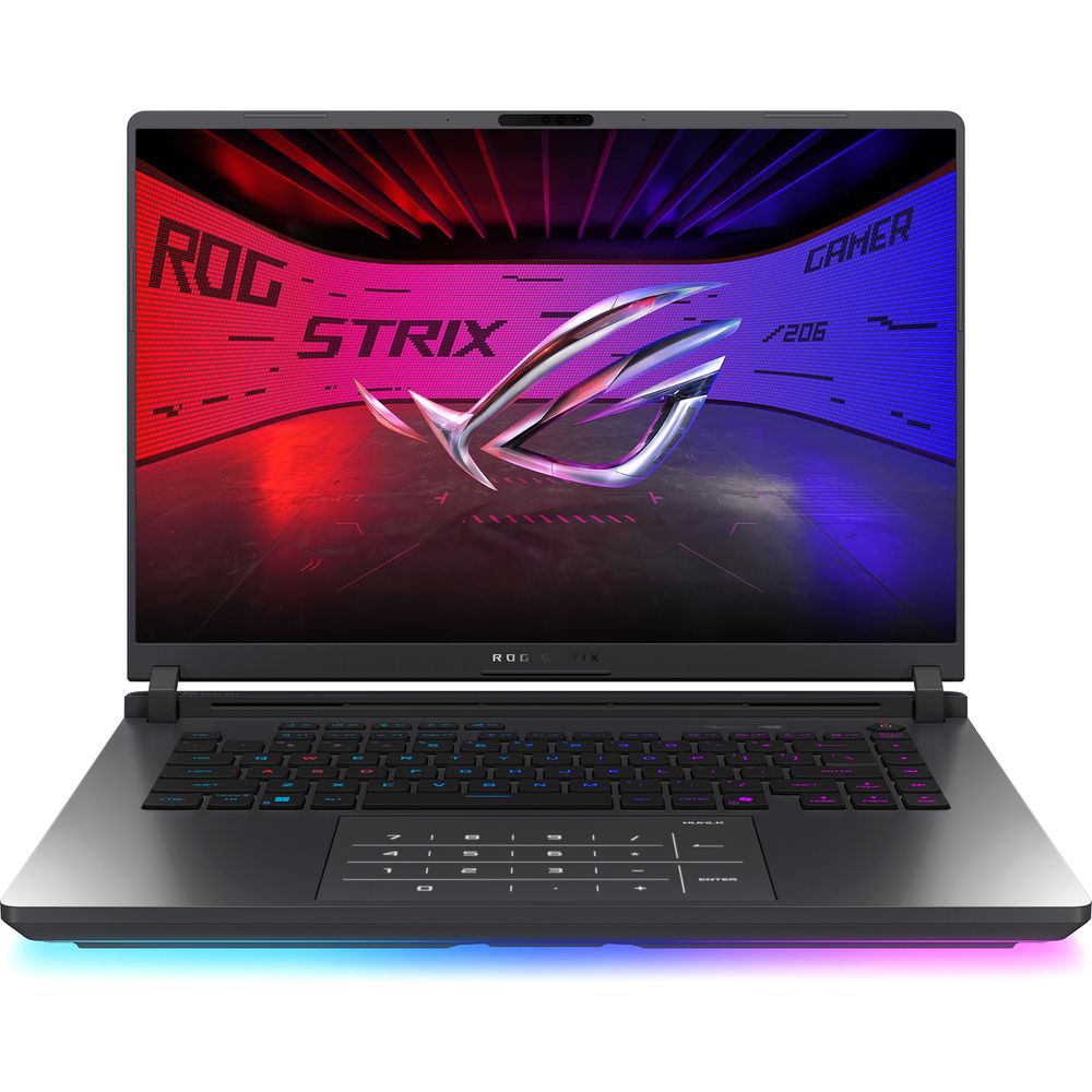 Ноутбук Asus ROG Strix G16 G615LW-S5080 Core Ultra 9 275HX 32Gb SSD1Tb NVIDIA GeForce RTX5080 16Gb 16" IPS WQXGA (2560x1600) без ОС grey WiFi BT Cam (90NR0LG1-M00330)