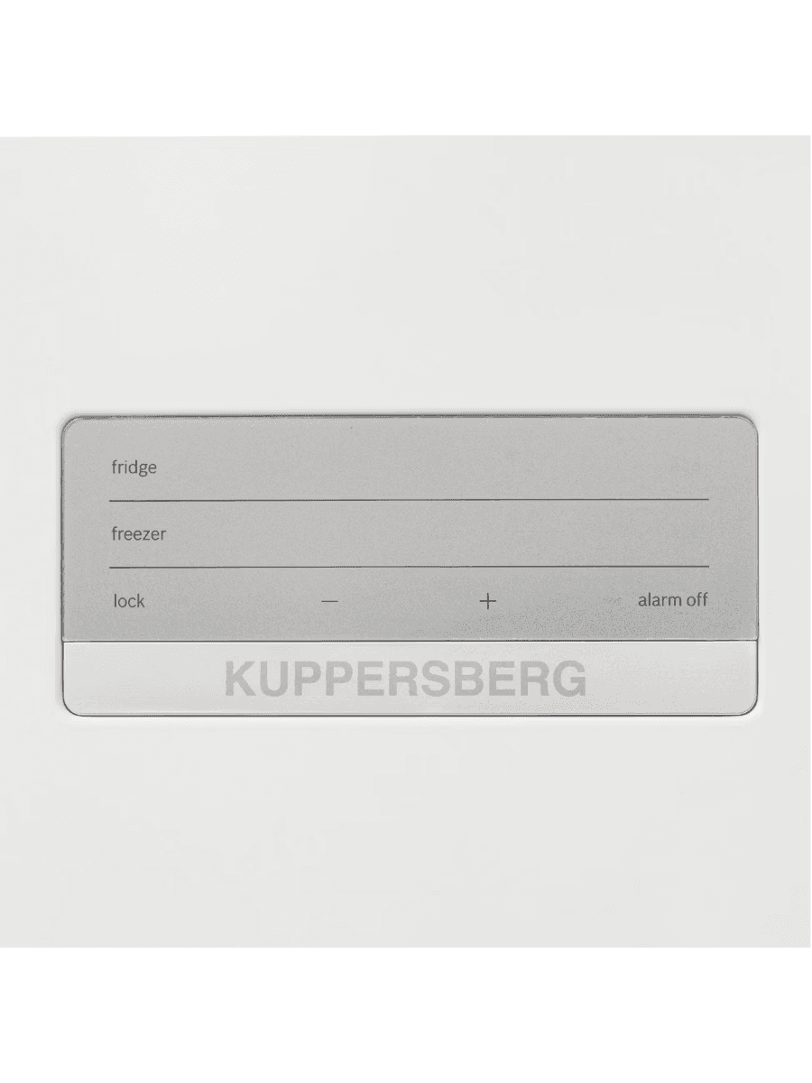 Холодильник KUPPERSBERG/ Холодильник KUPPERSBERG, ВхШхГ 2030х600х660 мм, High-Tech, отдельностоящий, объем 388 л (280+108), инверторный компрессор, электронное управление, Total No Frost, LED дисплей, LED подсветка, супер заморозка, супер охлаждение, зона