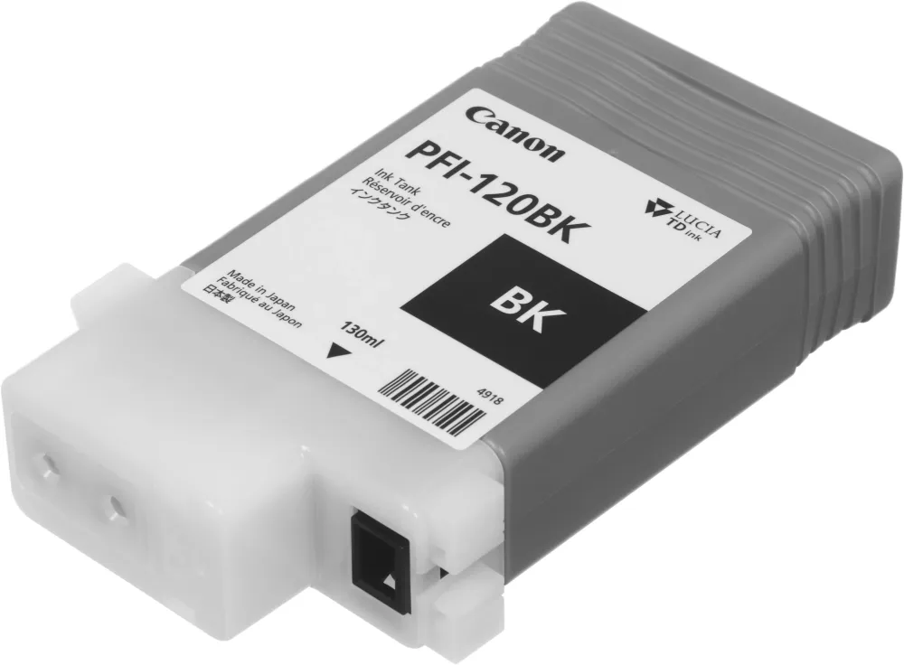Картридж струйный Canon PFI-120BK 2885C001 черный для Canon imagePROGRAF TM-200/205