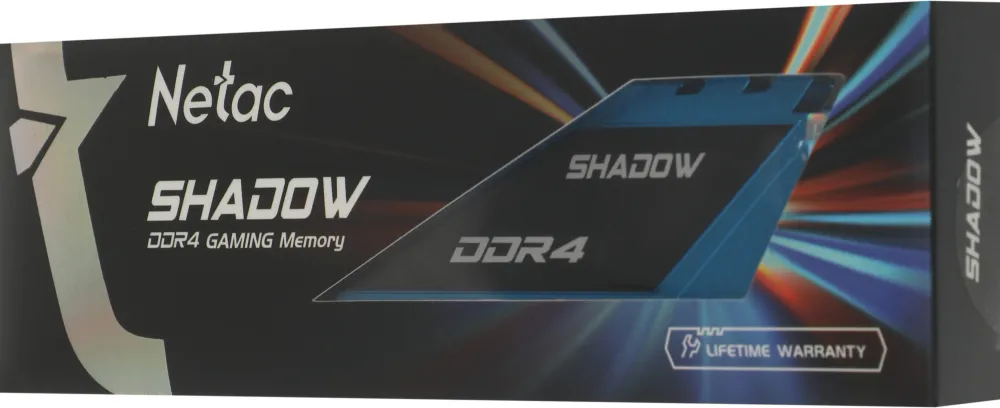 Оперативная память Netac Shadow 8GB DDR4-2666 (PC4-21300) C19 19-19-19-43 1.2V Memory module (DIMM) Blue