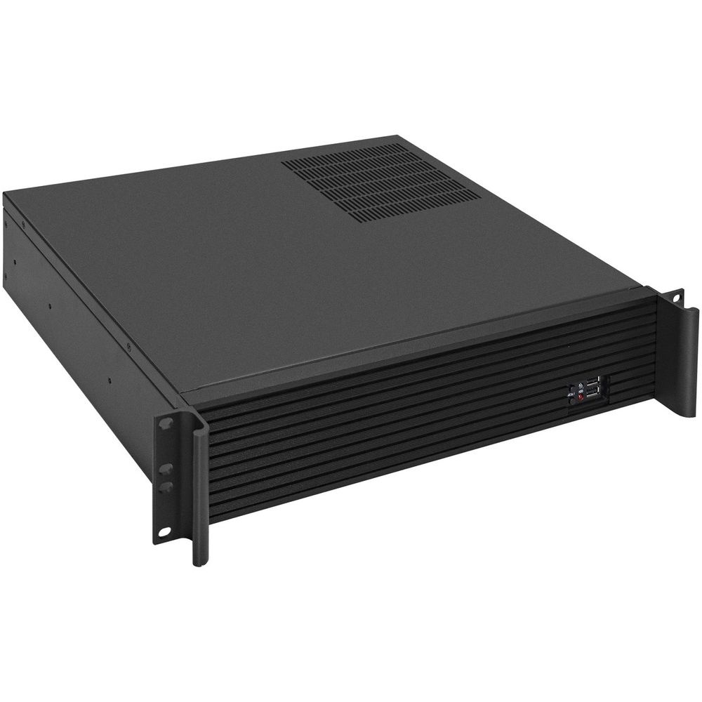 Exegate EX293317RUS Серверный корпус ExeGate Pro 2U350-03 <RM 19", высота 2U, глубина 350, БП 1000ADS, USB>