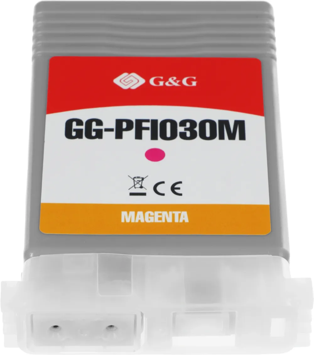 Картридж струйный G&G GG-PFI030M PFI-030M пурпурный (55мл) для Canon imagePROGRAF TA-20/30