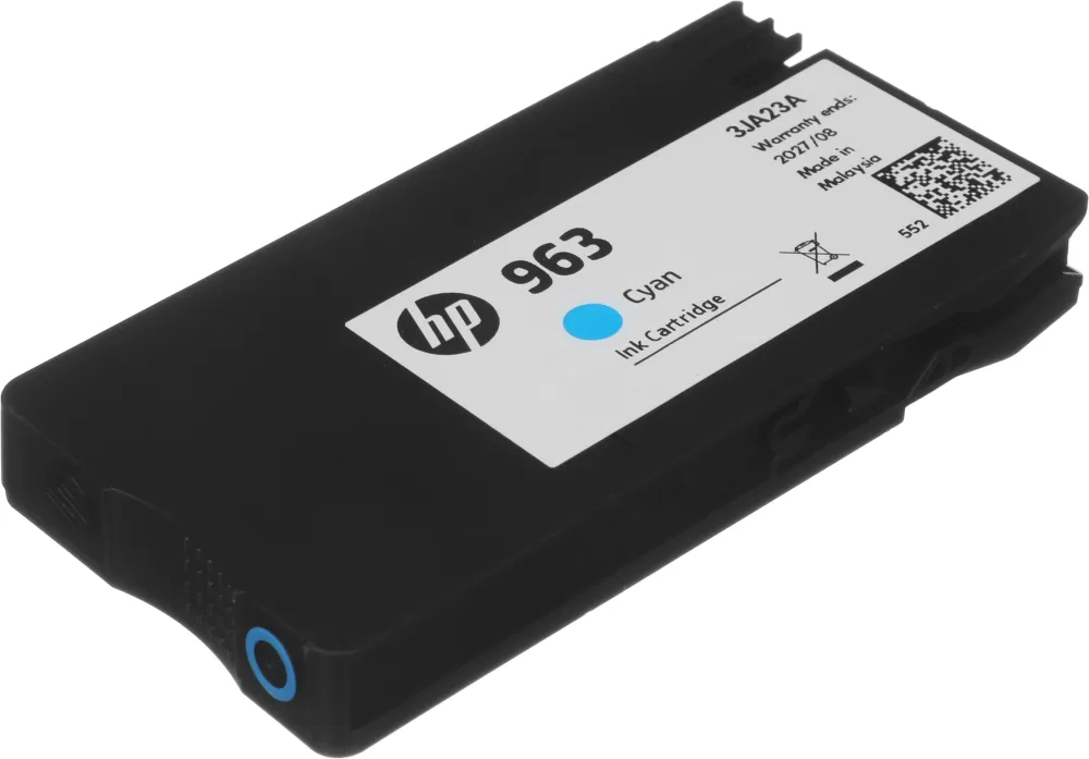 Картридж струйный HP 963 3JA23AE голубой (700стр.) для HP OfficeJet Pro 901x/902x HP