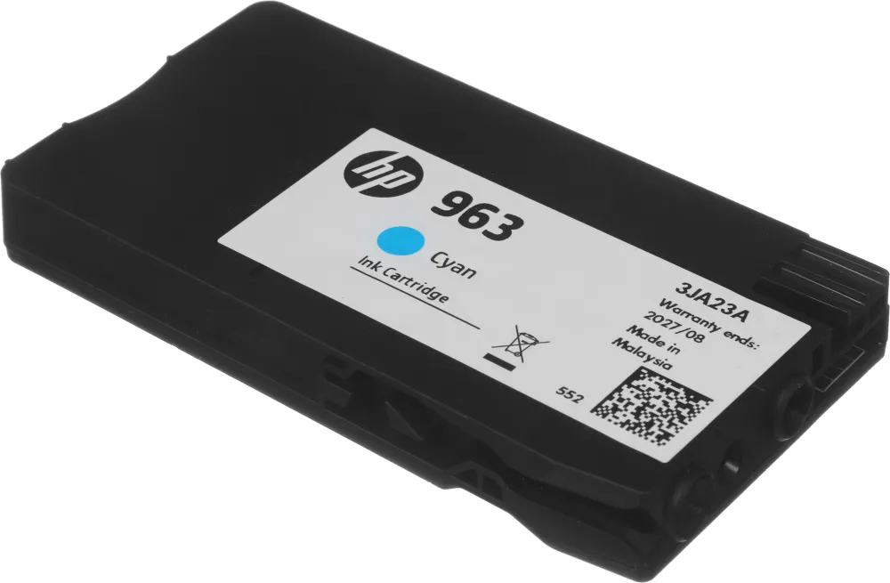 Картридж струйный HP 963 3JA23AE голубой (700стр.) для HP OfficeJet Pro 901x/902x HP