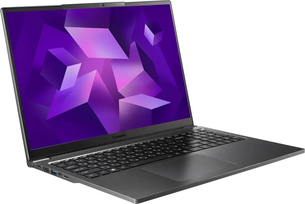 Ноутбук Kvadra Nau LP16 Core Ultra 7 155U 8Gb SSD512Gb 16" IPS FHD+ (1920x1200) 4G без ОС graphite WiFi BT Cam