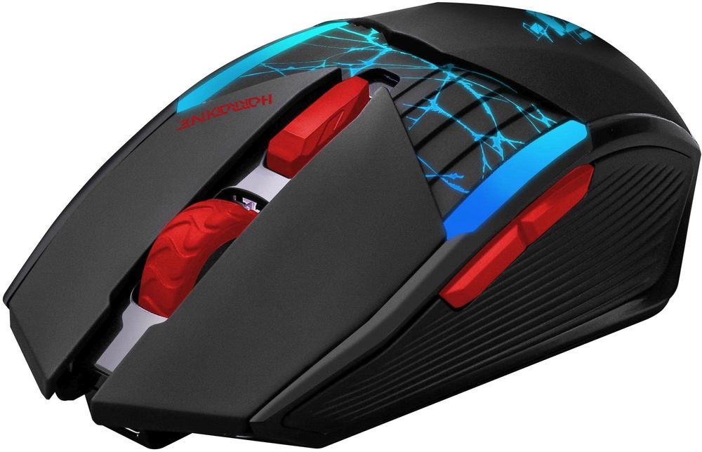 Мышь Defender Horrodine GM-237 черный оптическая 3200dpi беспров. USB (52237)