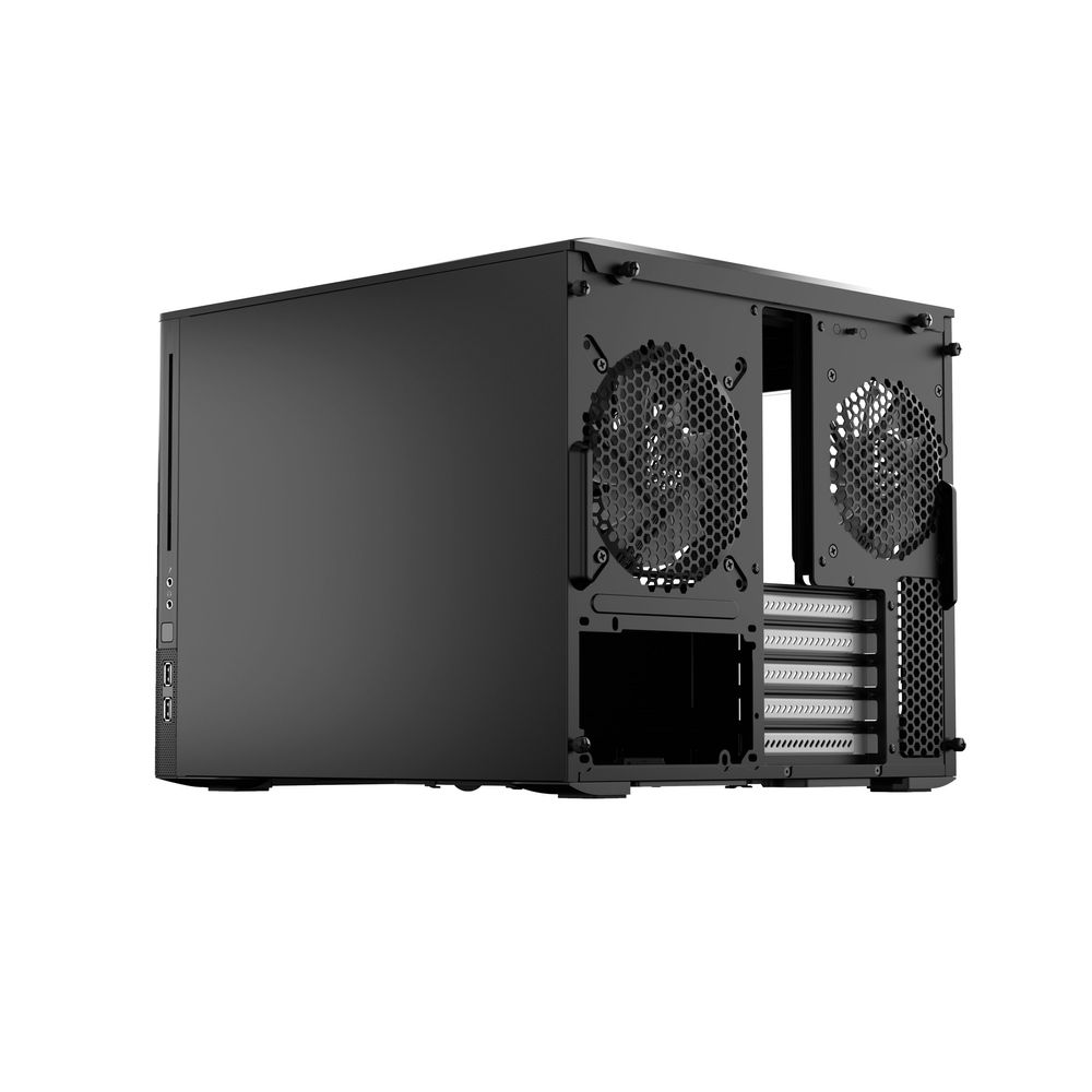 Корпус ПК без блока питания/ Case Fractal Design Node 804, Mini-Tower, 3x120mm, 2xUSB-A 3.2 mATX, mITX Black