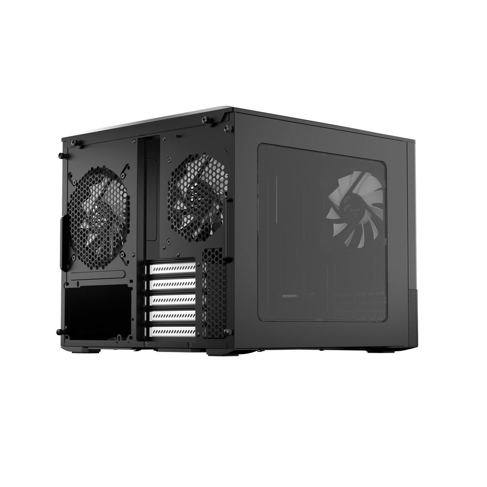 Корпус ПК без блока питания/ Case Fractal Design Node 804, Mini-Tower, 3x120mm, 2xUSB-A 3.2 mATX, mITX Black