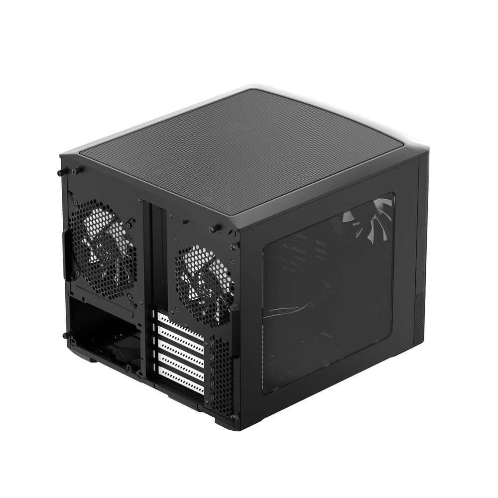 Корпус ПК без блока питания/ Case Fractal Design Node 804, Mini-Tower, 3x120mm, 2xUSB-A 3.2 mATX, mITX Black
