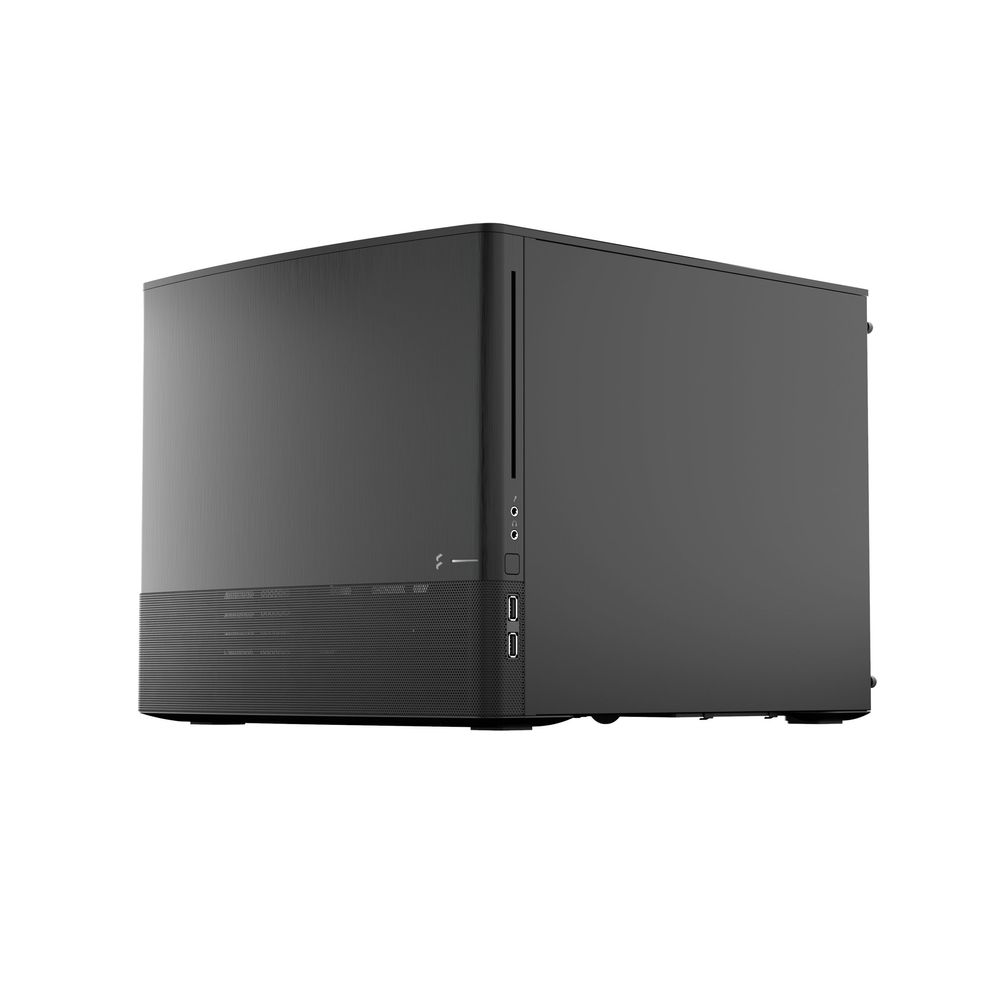 Корпус ПК без блока питания/ Case Fractal Design Node 804, Mini-Tower, 3x120mm, 2xUSB-A 3.2 mATX, mITX Black