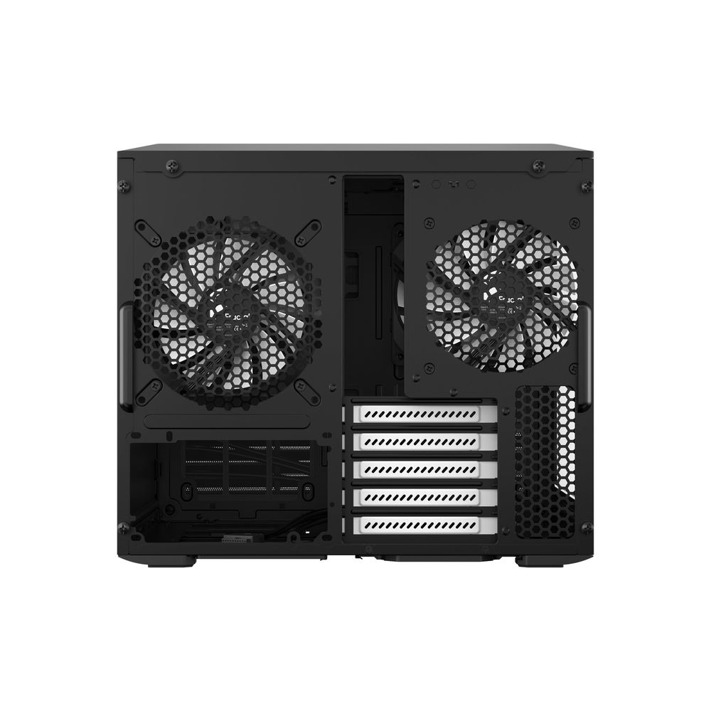 Корпус ПК без блока питания/ Case Fractal Design Node 804, Mini-Tower, 3x120mm, 2xUSB-A 3.2 mATX, mITX Black