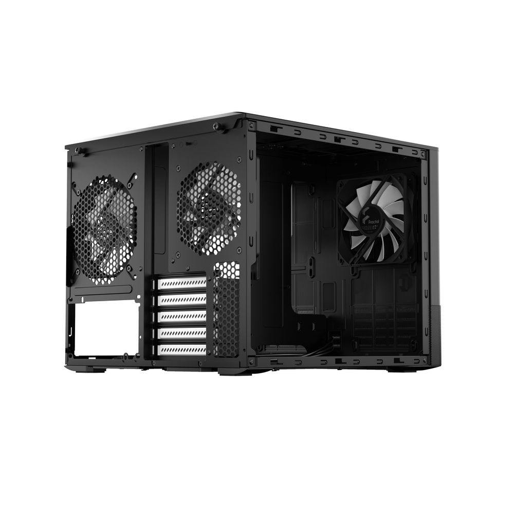 Корпус ПК без блока питания/ Case Fractal Design Node 804, Mini-Tower, 3x120mm, 2xUSB-A 3.2 mATX, mITX Black