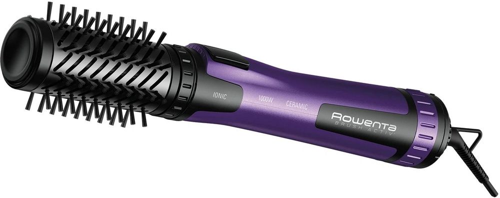 Фен-щетка Rowenta CF9525F0 1000Вт черный/фиолетовый (1830008503)