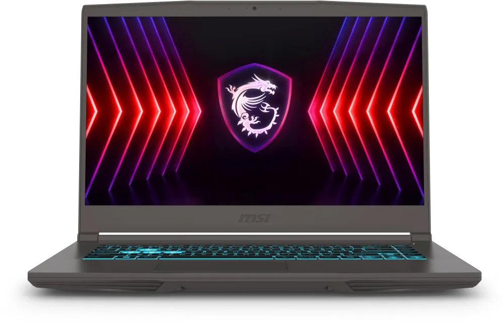 Ноутбук MSI Thin A15 B7VF-461US Ryzen 5 7535HS 16Gb SSD512Gb NVIDIA GeForce RTX4060 8Gb 15.6" IPS FHD (1920x1080) Windows 11 Home Multi Language grey WiFi BT Cam (9S7-16RK11-461)