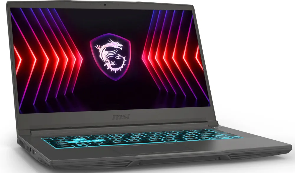 Ноутбук MSI Thin A15 B7VF-461US Ryzen 5 7535HS 16Gb SSD512Gb NVIDIA GeForce RTX4060 8Gb 15.6" IPS FHD (1920x1080) Windows 11 Home Multi Language grey WiFi BT Cam (9S7-16RK11-461)