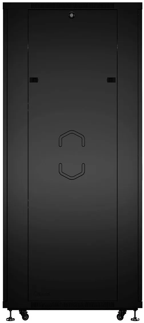 Cabeus ND-05C-47U80/100-BK Шкаф монтажный телекоммуникационный 19" напольный для распределительного и серверного оборудования 47U 800x1000x2277mm (ШхГхВ) передняя и задняя перфорированные двери, ручка