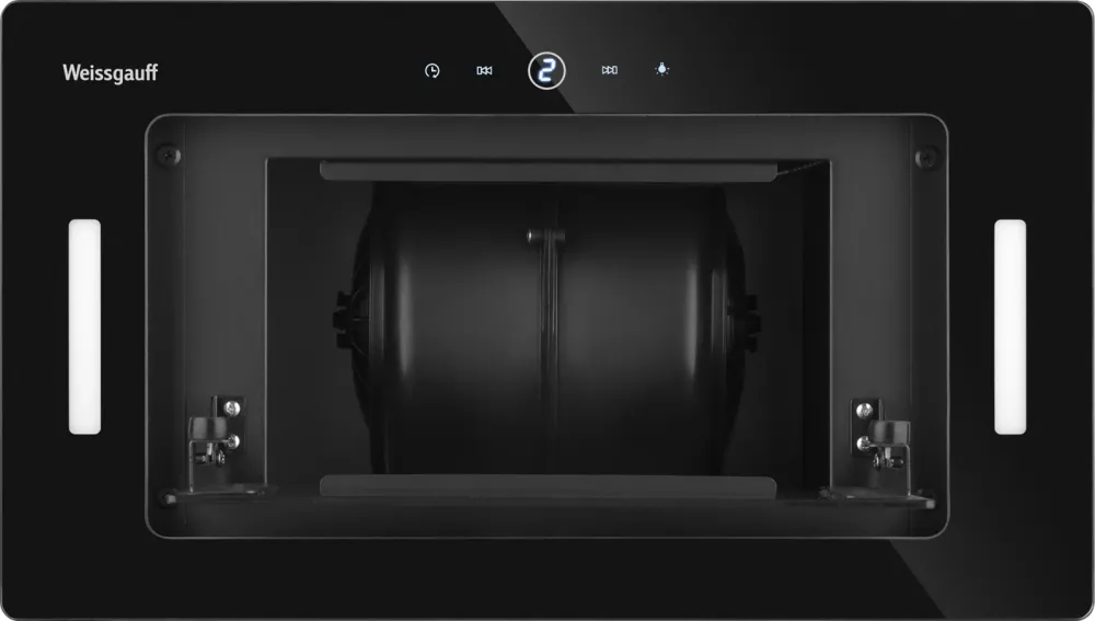 Вытяжка встраиваемая Weissgauff Aura 1350 черный управление: сенсорное (1 мотор)