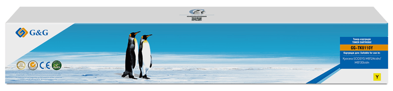 Картридж G&G toner-cartridge для Kyocera ECOSYS M8130cidn/M8124cidn TK-8110Y 1T02P3AAX0 6 000 стр. жёлтый гарантия 36 мес.