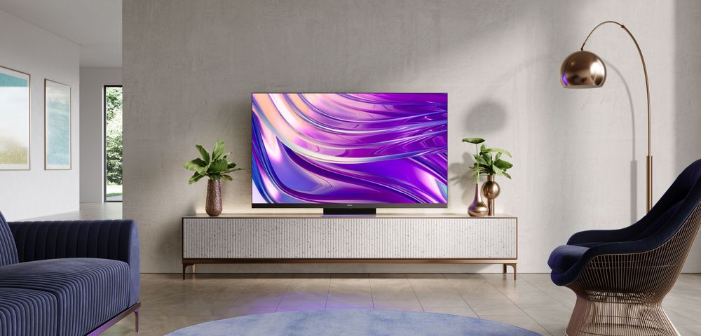 Телевизор QLED Hisense 75" 75U8HQ черный 4K Ultra HD 120Hz DVB-T DVB-T2 DVB-C DVB-S DVB-S2 WiFi Smart TV