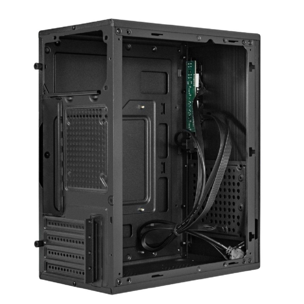 Exegate EX299065RUS Корпус Minitower ExeGate BAA-303MU (mATX, без БП, 2*USB+1*USB3.0, HD Audio, черный)