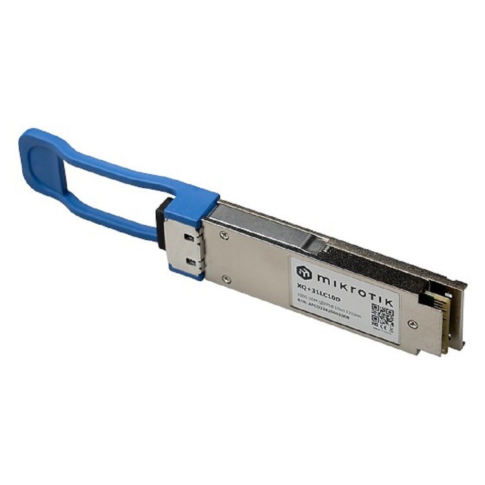 Трансивер MikroTik QSFP28 optical module XQ+31LC10D, SM, 10km, 100G