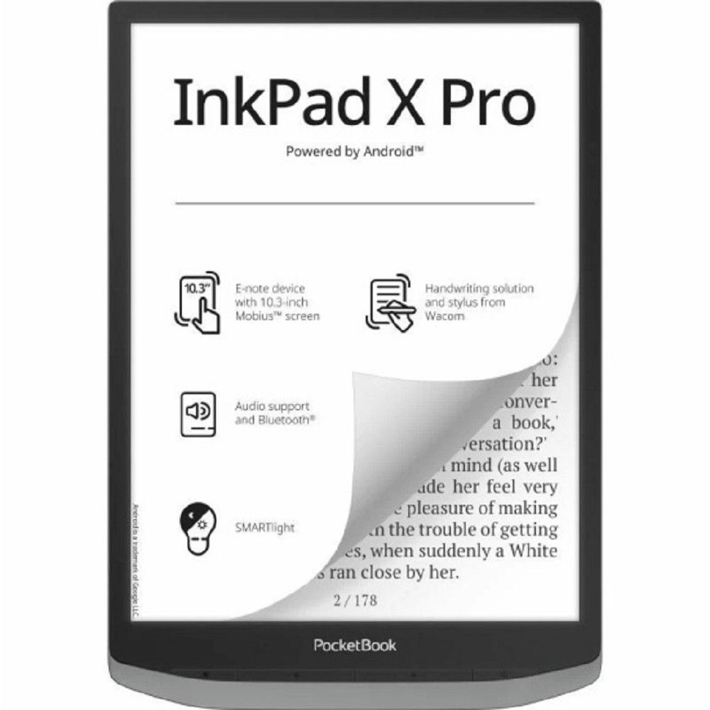 Электронная книга PocketBook Ink Pad X Pro Mist Grey