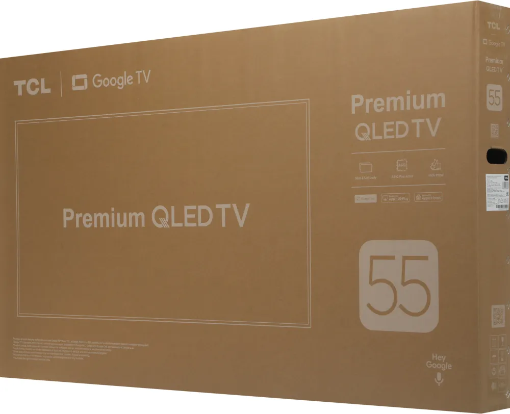 Телевизор QLED TCL 55" 55P7L черный 4K Ultra HD 60Hz DVB-T DVB-T2 DVB-C DVB-S DVB-S2 USB WiFi Smart TV (RUS)