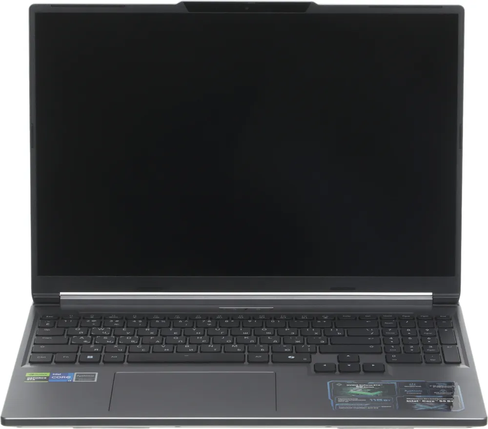 Ноутбук Maibenben X16C-i73756 Core i7 13700HX 16Gb SSD512Gb NVIDIA GeForce RTX 5060 8Gb 16" IPS QHD+ (2560x1600) Windows 11 Home grey WiFi BT Cam 5200mAh (X16C-I737560FERHG4E10)