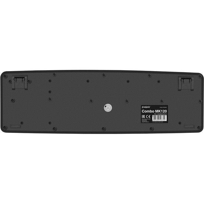 Комплект проводной ExeGate Professional Standard Combo MK120 OEM (влагозащищенная кл.104кл+мышь 1000 3кн.,USB, 1,5 м.)