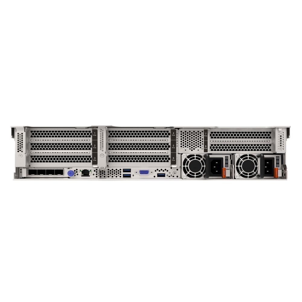 Платформа системного блока с ЦПУ Lenovo 7Z73TA8300 SR650 V2 Xeon Silver 4310 (12C 2.1GHz 18MB Cache/120W), 32GB  (1x32GB, 3200MHz 2Rx4 RDIMM), 8 SAS/SATA, 9350-8i, 1x750W Platinum, 5 Standard Fans, XCC Enterprise, Toolless V2 Rails