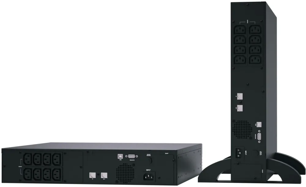 Источник бесперебойного питания Powercom Smart King Pro+ SPR-2000 LCD 1600Вт 2000ВА черный