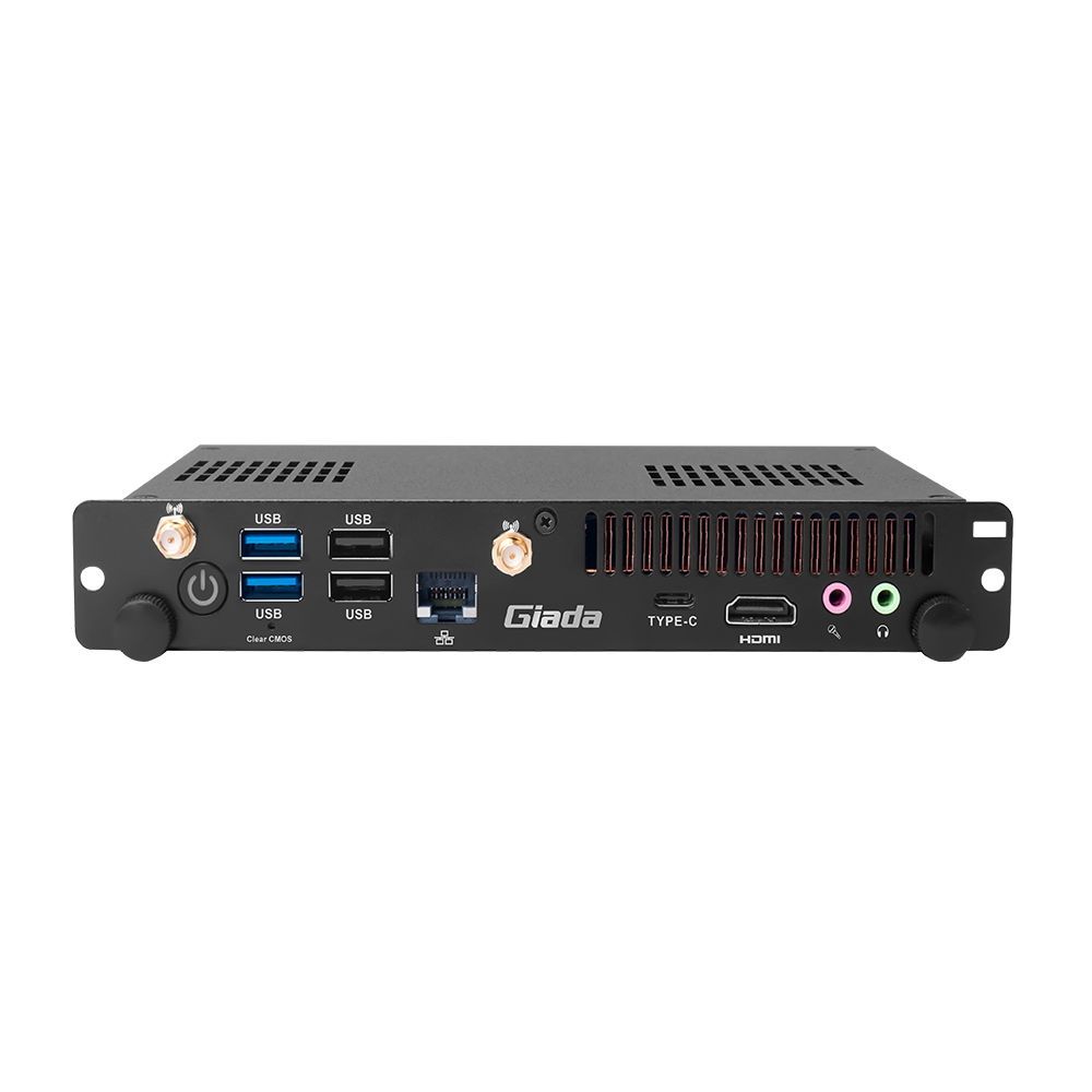 Платформа системного блока с ЦПУ Giada PC612-1215U, Intel® Core i3-1215U, SOC Intel® UHD graphics,1*HDMi 4K DP1.4 (JAE) HDMi2.0 (JAE),2*SO-DIMM DDR4 3200MHz,1 * M.2 2242/2280 for NVME SSD,1*Gigabit,1*M.2 2230,1*Type-C 3.2, 2*USB3.2, 2*USB2.0,200*119*30mm