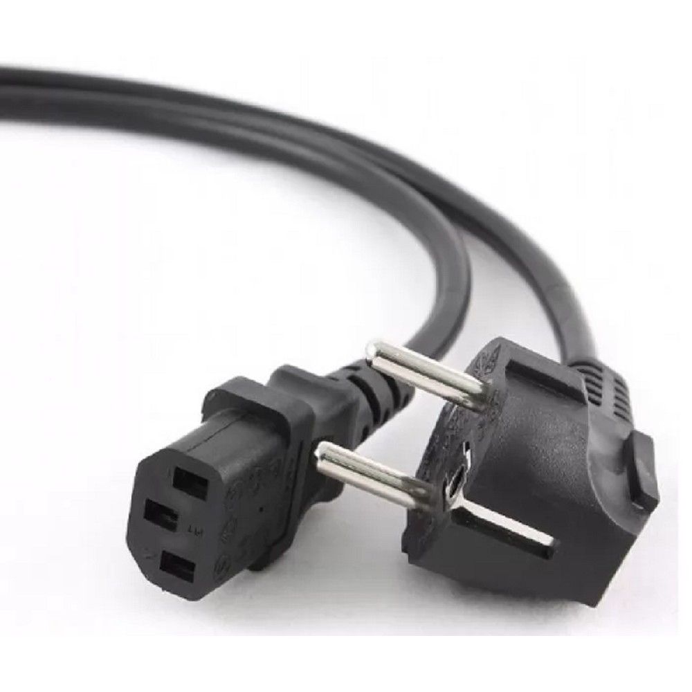 Кабель питания Cablexpert Schuko-C13, 3х0.5мм2, 6А, с заземлением, 1.8м, черный, [PC-186-1-2]