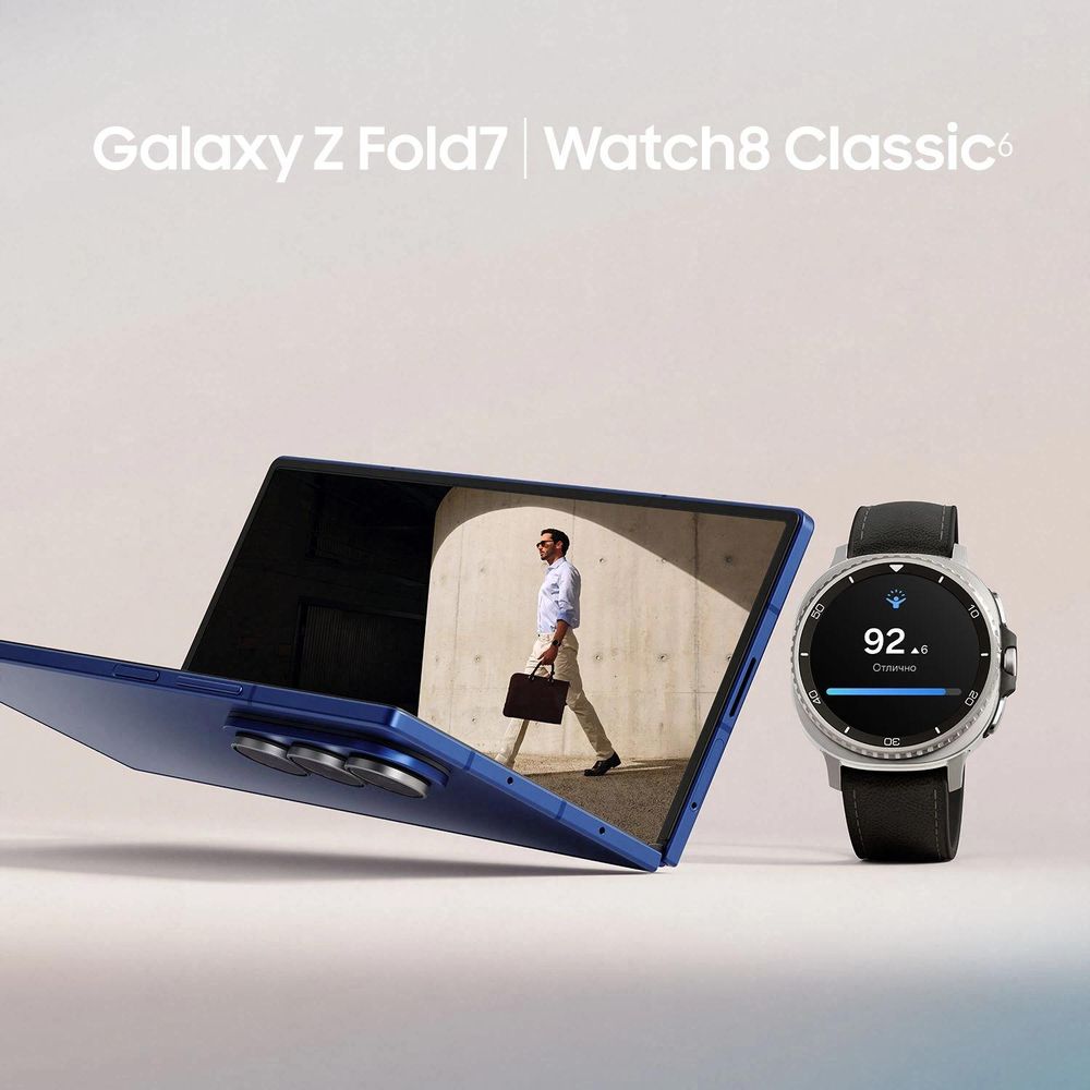 Смартфон Samsung SM-F966B Galaxy Fold7 512Gb 12Gb синий раскладной 3G 4G 2Sim 8" 1968x2184 Android 16 200Mpix 802.11 a/b/g/n/ac/ax/be NFC GPS GSM900/1800 GSM1900 Protect