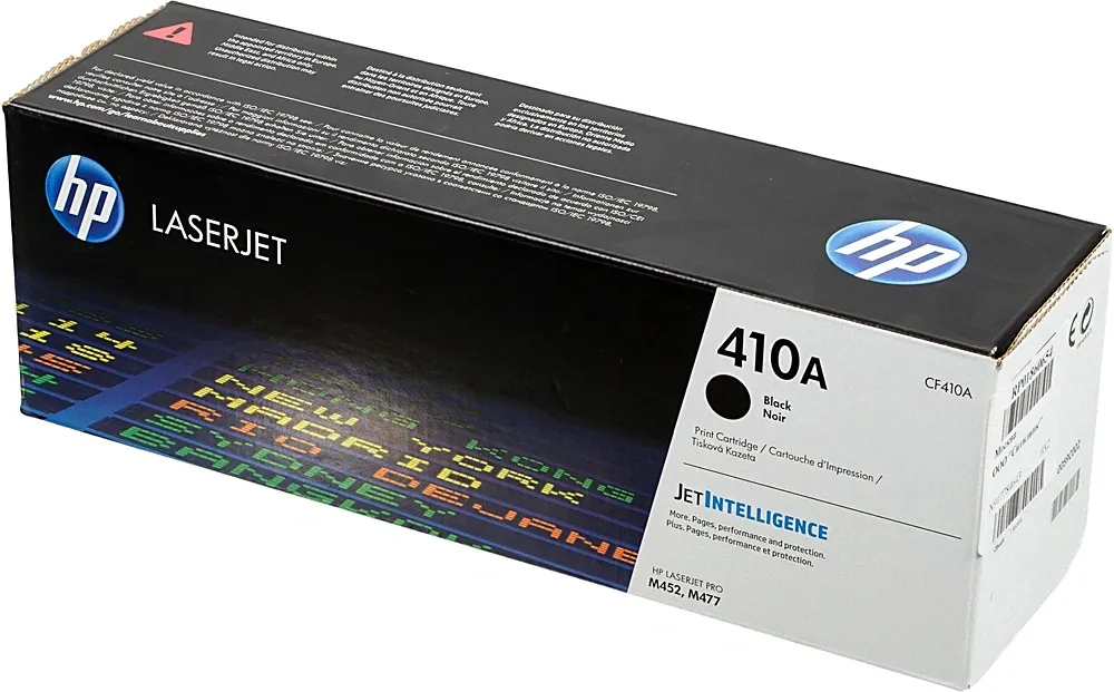 Картридж лазерный HP 410A CF410A черный бар.в компл. (2300стр.) для HP LJ Pro M452/M477