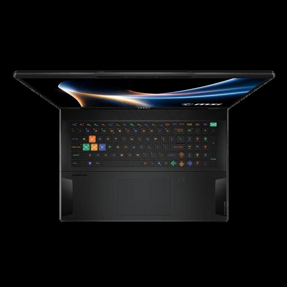 Ноутбук MSI Stealth 18 HX A2WI-083RU Intel Core Ultra 9 290HX Plus/32Gb (2*16 D5)/SSD2Tb/RTX5080 16Gb (150W)/18"/IPS/MiniLED/WQUXGA/3840x2400/120Hz/Win11/RJ-45/Black/2.89kg