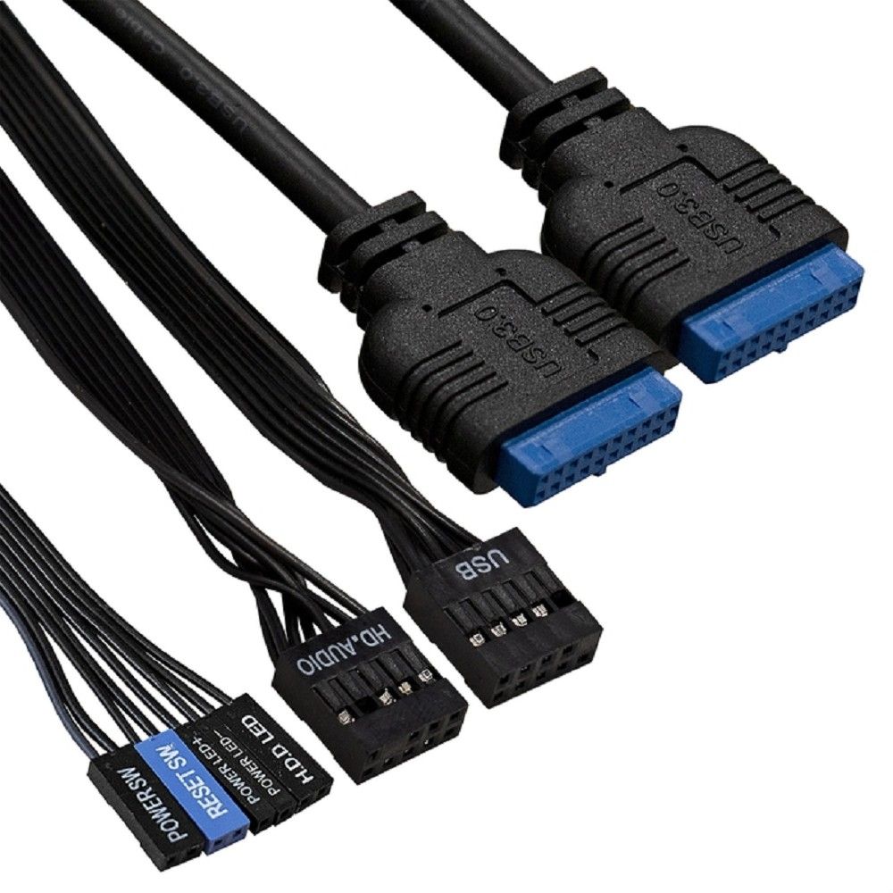 Exegate EX286441RUS Корпус Minitower ExeGate BA-309U2-AA500 (mATX, БП AA500 с вент. 8см, 1*USB+2*USB3.0, HD аудио, черный)