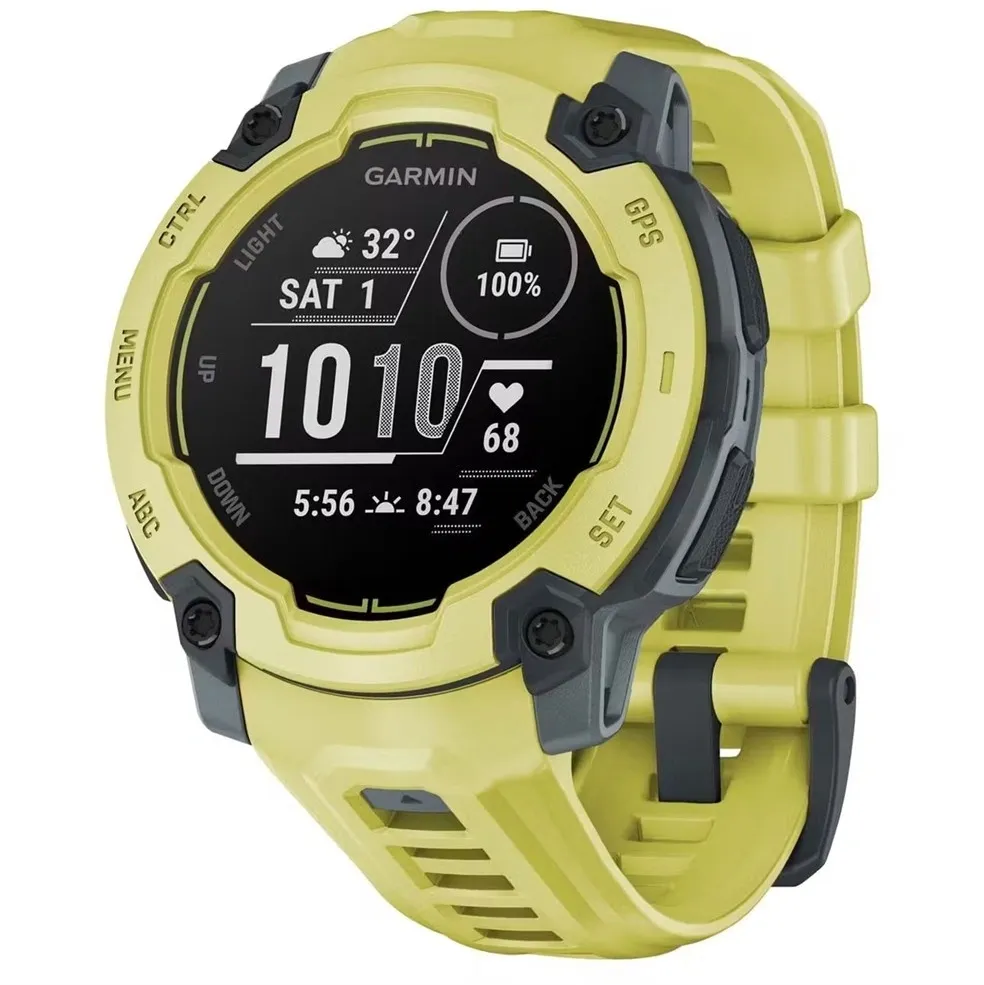 Смарт-часы Garmin Instinct E 1.4" AMOLED корп.оливковый рем.оливковый (010-02933-01)